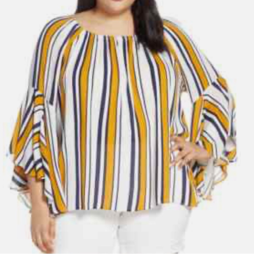 Single Thread Symphony Yarn Dyed Stripe Top